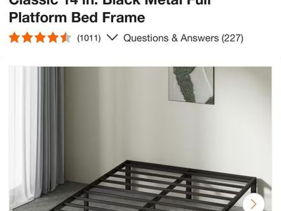 Bed frame full size