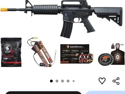 NEW Lancer Tactical Gen 2 Airsoft M4A1 Gun Kit