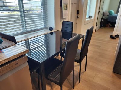 Like New Small Glass Kitchen Table $75 OBO