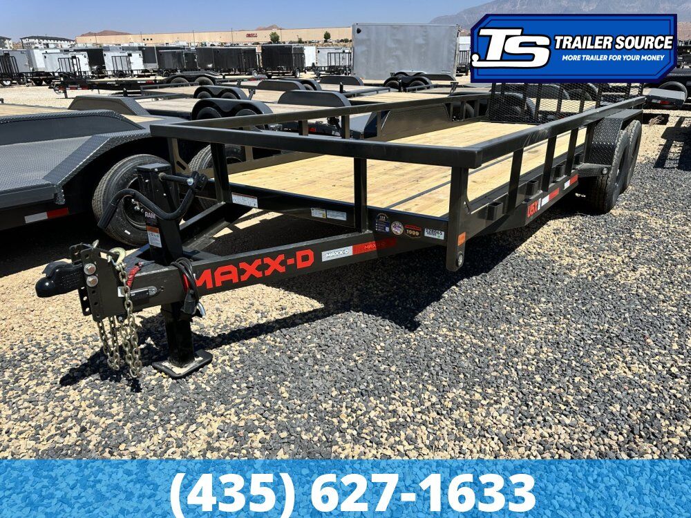 7x20 Maxx-D U5X Equipment Trailer - 14K GVWR Dovetail