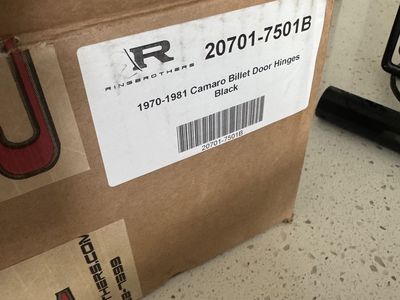 1970-81 Camaro Firebird Ring Brothers Door Handles