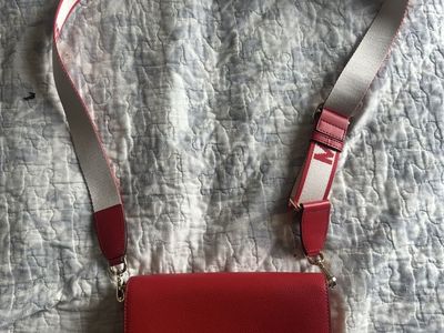 Michael by Michael Kors Jet Set Large Leather Wallet Crossbody