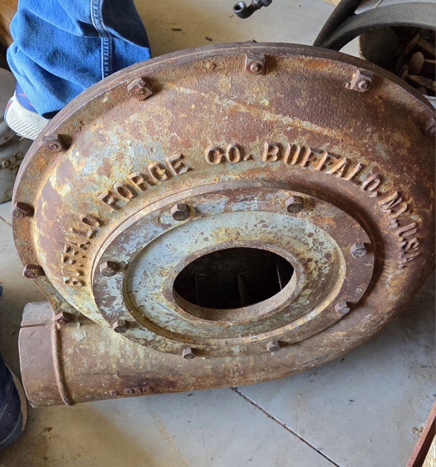 Large Antique Blacksmith Buffalo Forge Blower