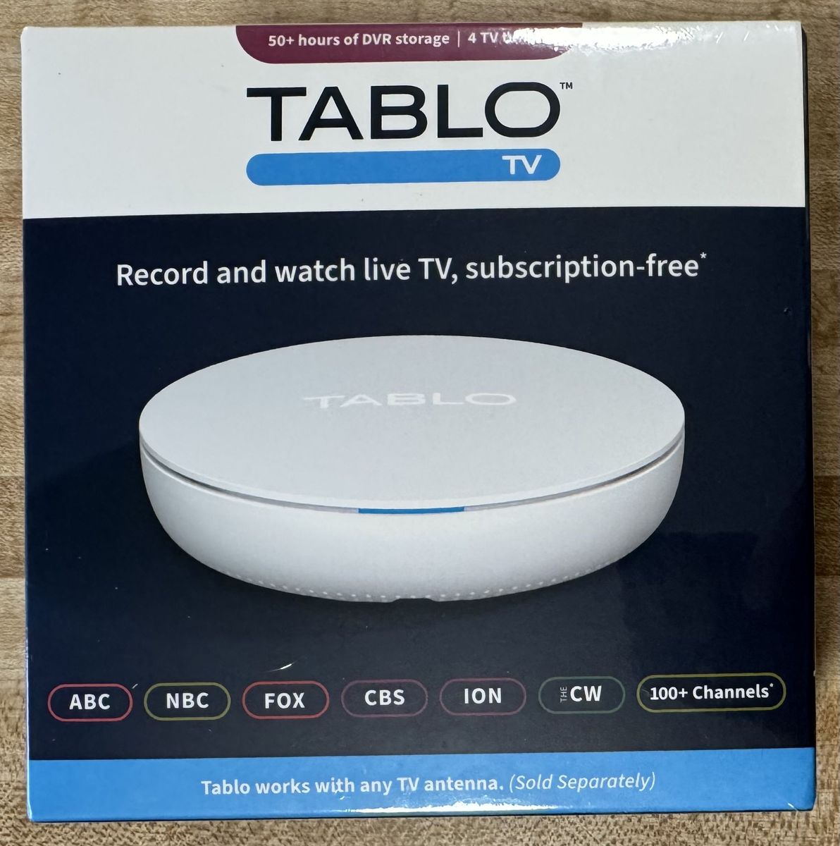 Tablo 4-Tuner TV DVR Antenna Streaming Device 4th Generation White