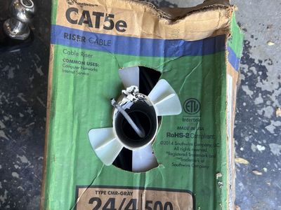 CAT 5e riser cable (ethernet)