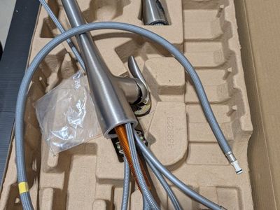 Moen Brushed Nickel Pull-Down Kitchen Faucet