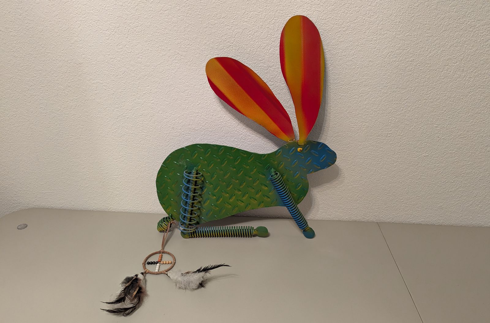 vintage metal yard art