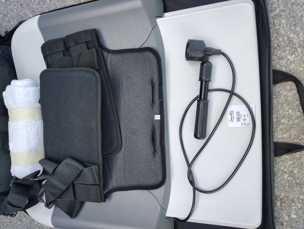 Saunders Lumbar Home Traction Device.