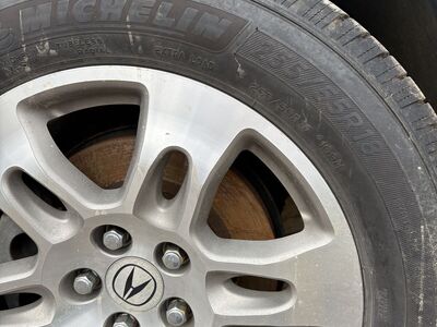 Tires From 2009 Acura MDX