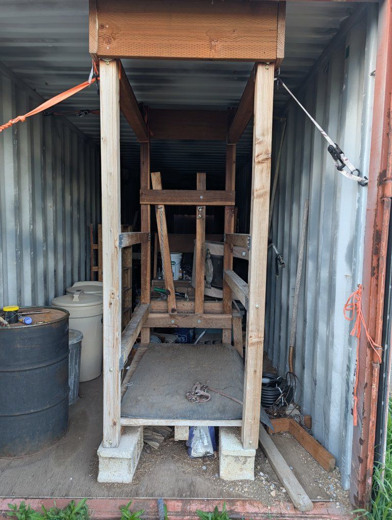 Milking stanchion stand