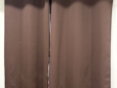 2 Brown Grommet Window Curtain blackout Panels