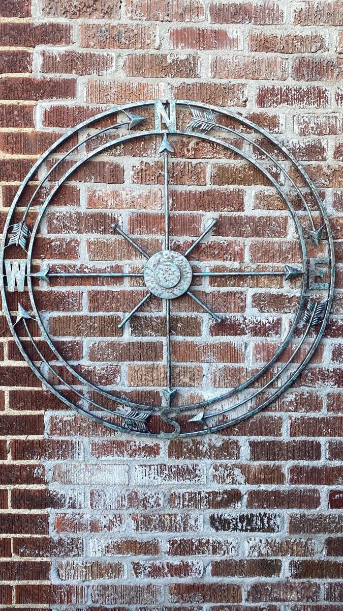 Outdoor Compass Decor