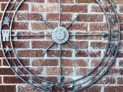 Outdoor Compass Decor
