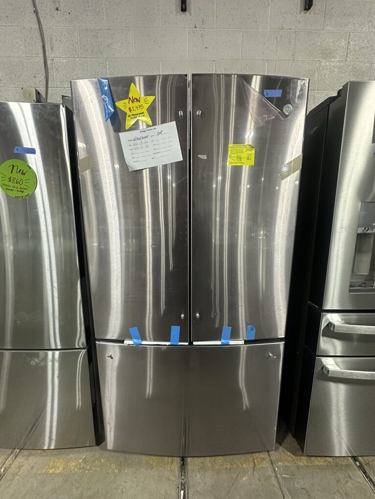 BRAND NEW APPLIANCES! GE FRENCH DOOR FRIDGE 28.7CF