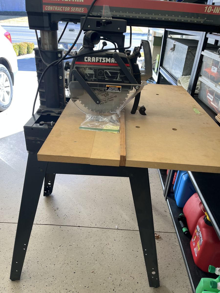 Radial Arm Saw Contractor Series Craftsman 10 Inch