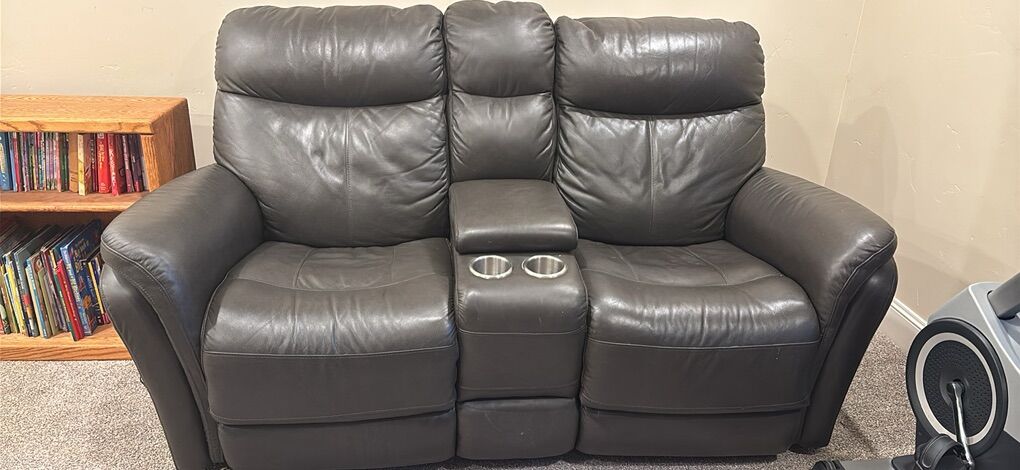 Electric Leather Recliner Sofa