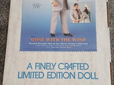World Doll Gone With The Wind Rhett Butler Clark Gable Limited Edition Doll