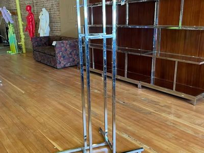 Chrome 4-Way Adjustable Retail Clothing Rack