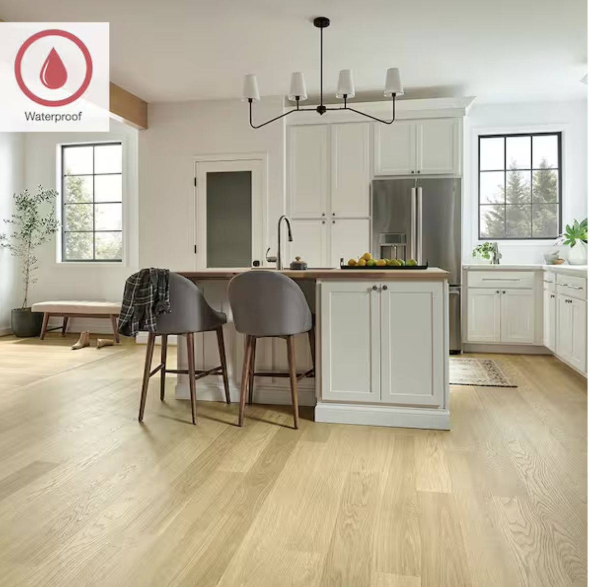 Outlast+ Frappe Hunt Oak Waterproof Laminate Wood Flooring