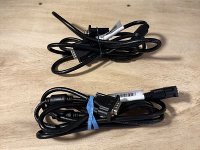 Db9 serial cable male to male 6ft 9 pin RS232 console cable