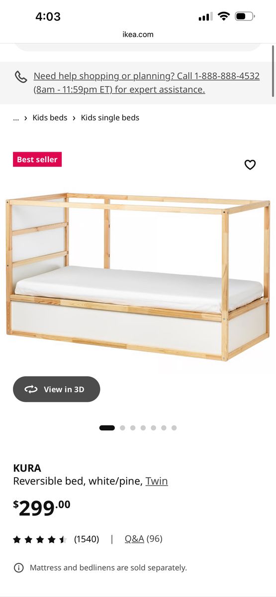 Ikea Loft Bed W Tent