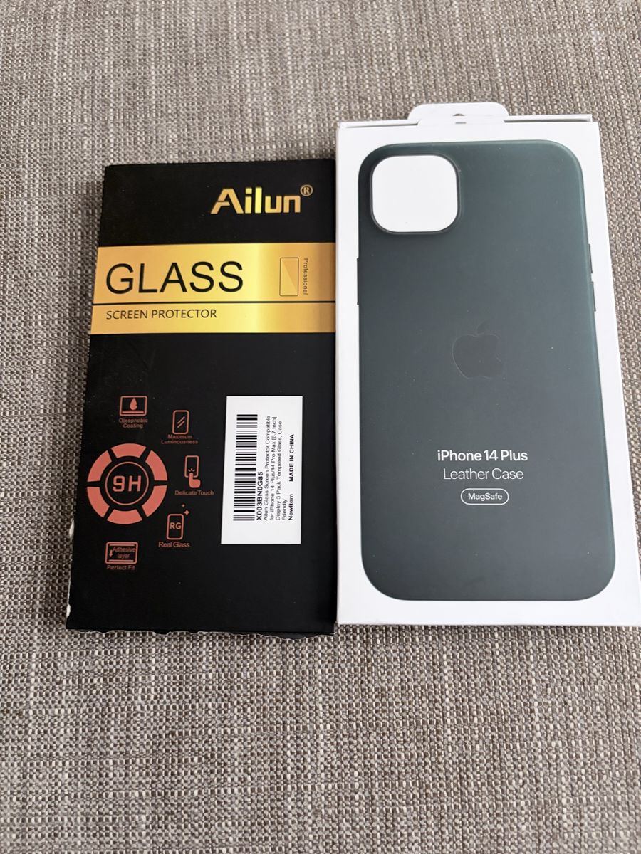 iPhone 14 Plus leather case
