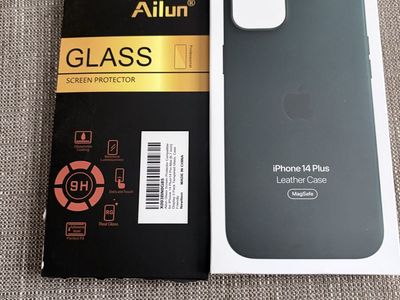 iPhone 14 Plus leather case