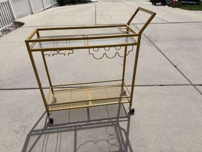 Brand new never used wine cart