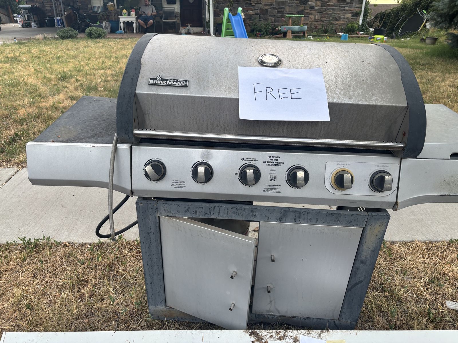 Free Grill and propane tank