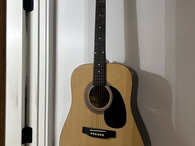 Rogue Acoustic Guitar Natural Finish Dreadnought