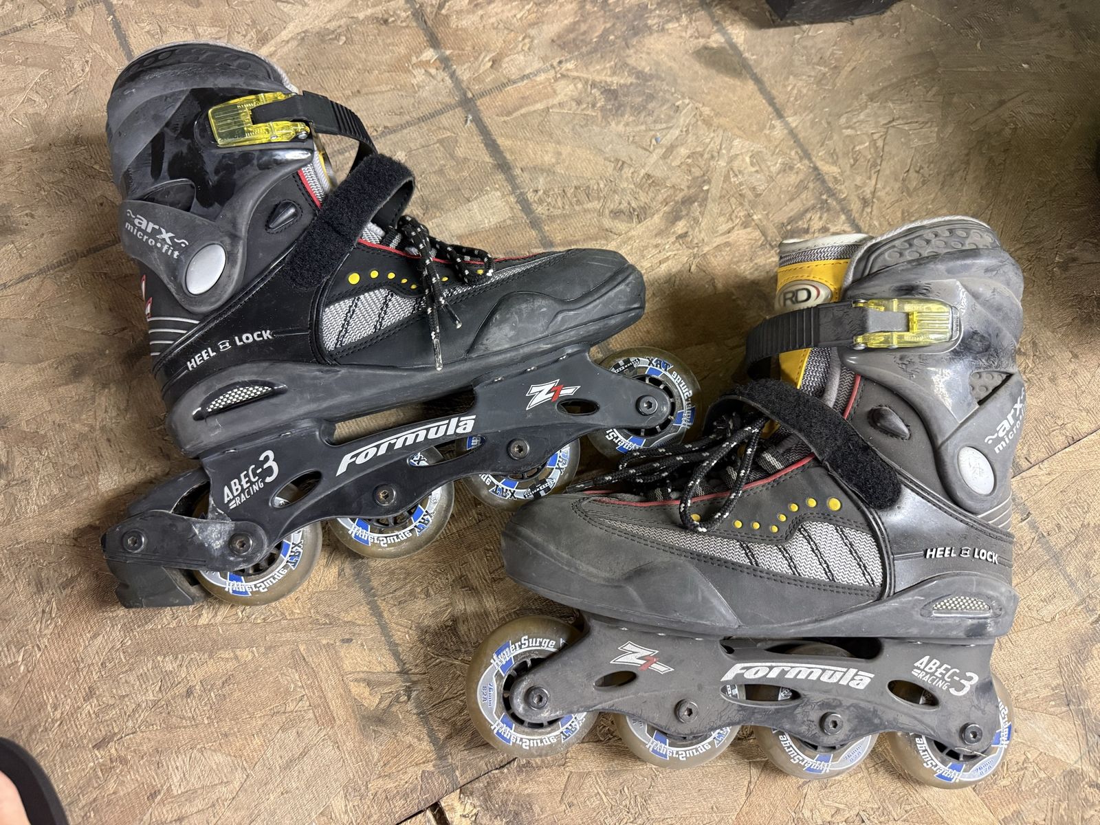 Roller Derby Formula Inline Skates ABEC-3 Black Size Medium