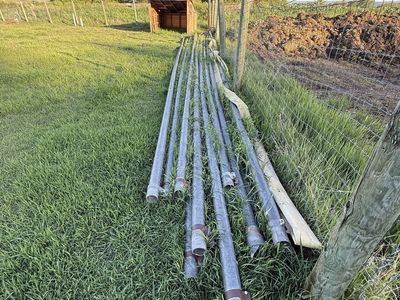 4” Irrigation Pipes and Sprinklers