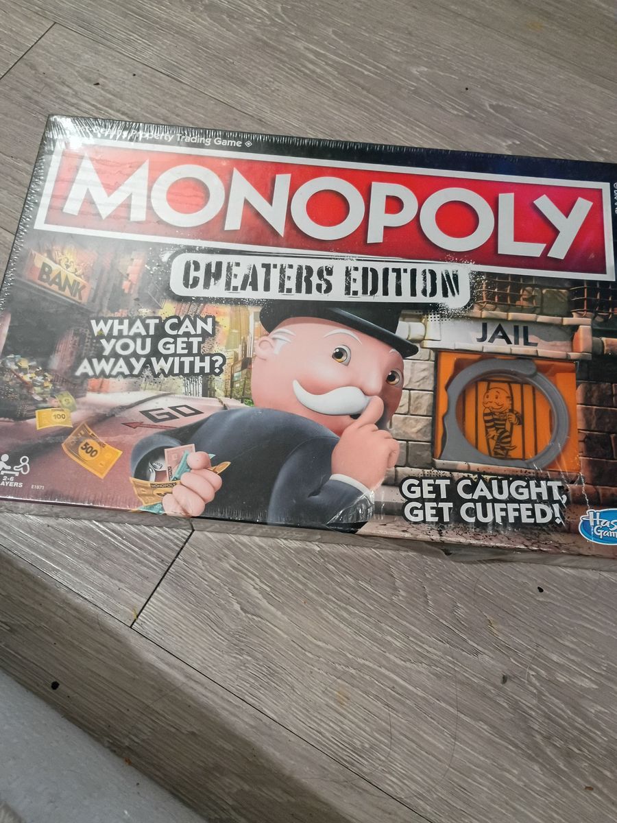 Monopoly Cheaters Edition Board Game Hasbro NEW Sealed E1871