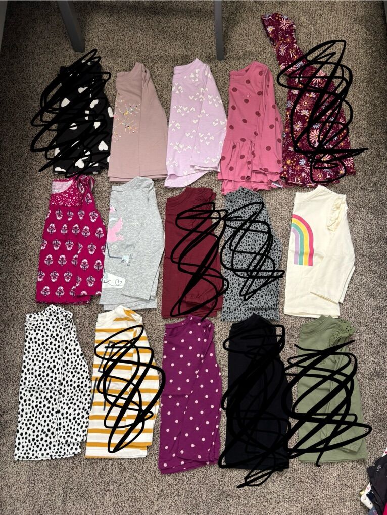 Toddler Girl Clothes- 2T, See Description