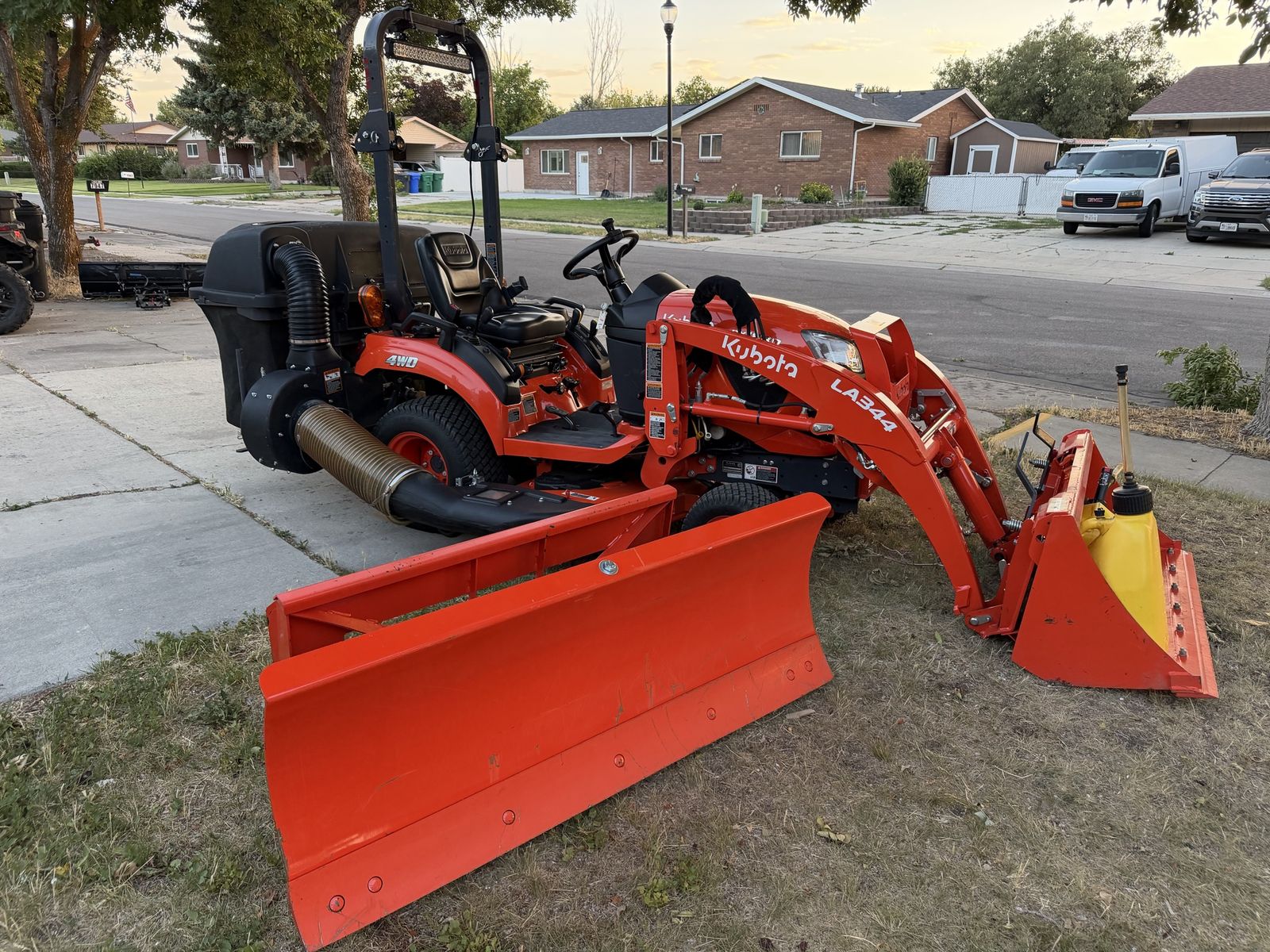 2021 Kubota BX1880 Tractor w/ Mower Deck and Bagger System