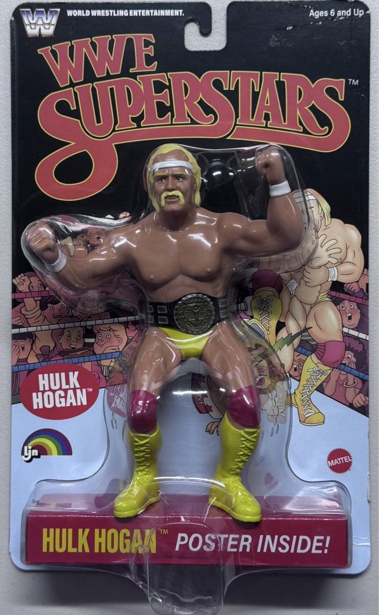 WWE Superstars Hulk Hogan Retro LJN Black Variant