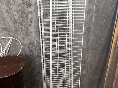 White Wire Closet Shelving System