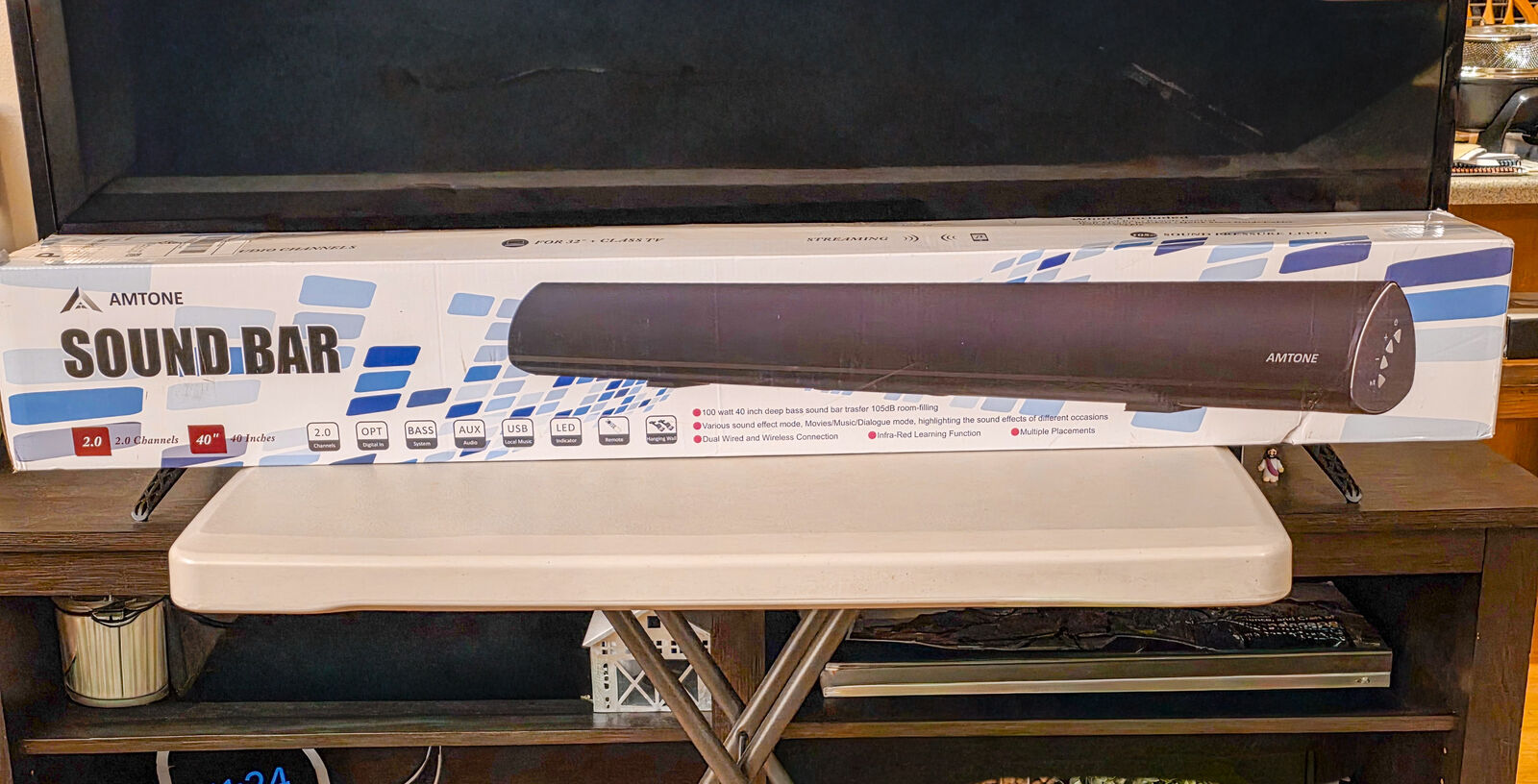 NEW Amtone 40" Soundbar - Factory Sealed, 105dB Room-Filling Sound