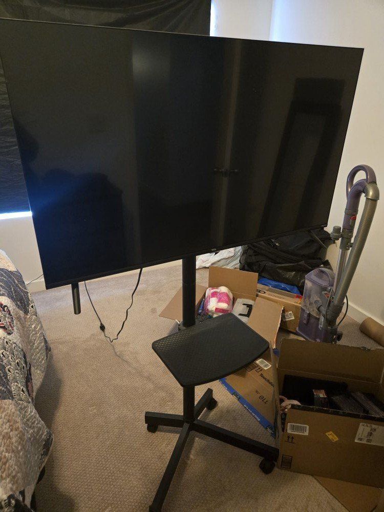 Free Roku TV, foldable table, bookshelf