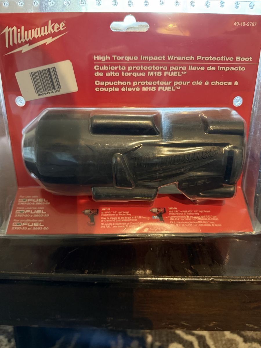 Milwaukee 49-16-2767 M18 FUEL High Torque Impact Wrench Protective Boot, New in Package
