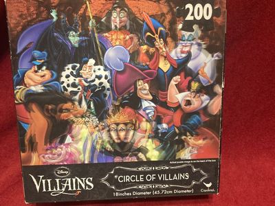 Walt Disney Circle of Villains Puzzle Set New