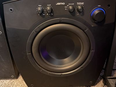 Jamo C80 Dual 10" Powered Subwoofer - Rare Audiophile/Home Theater Sub - Tested