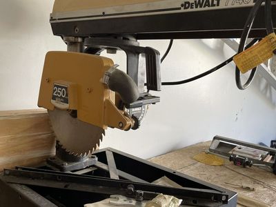DEWALT 7740 Powershop Radial Arm Saw - 10-inch Blade, Vintage Woodworking Tool