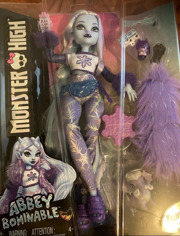 Monster High mattel Abby Bominable Boxed G3 good