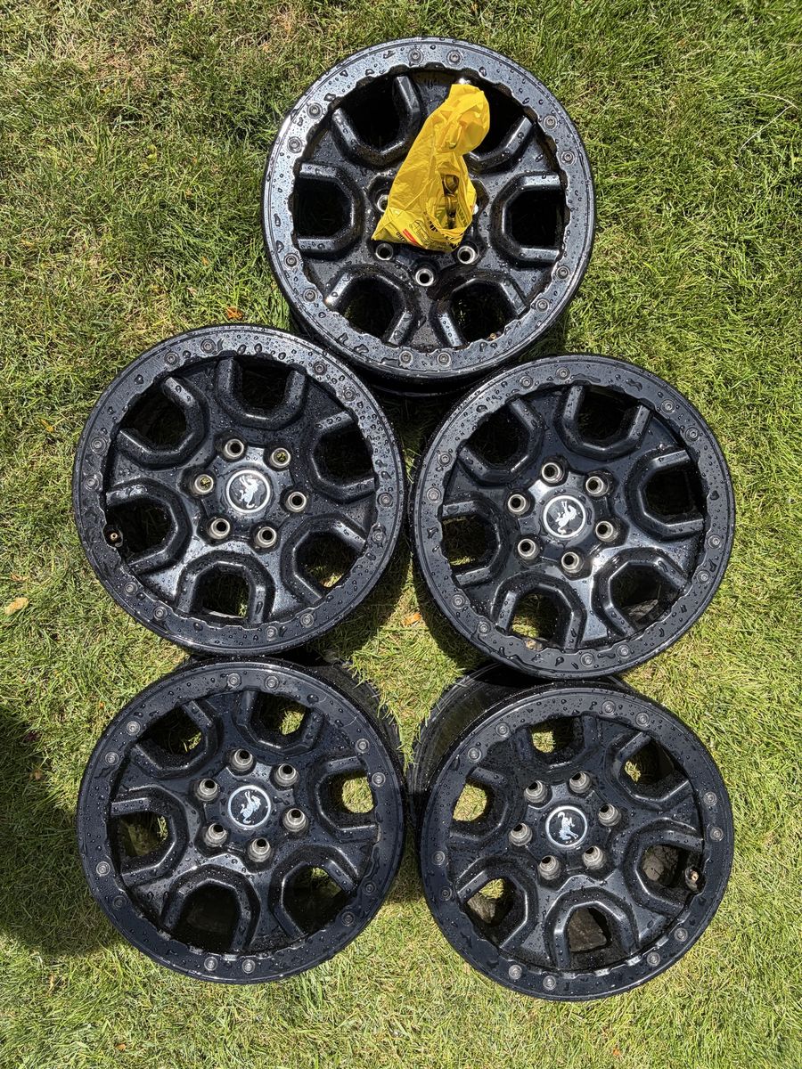 OEM Ford Bronco 17x8.5 Rims/Wheels - Set of 5