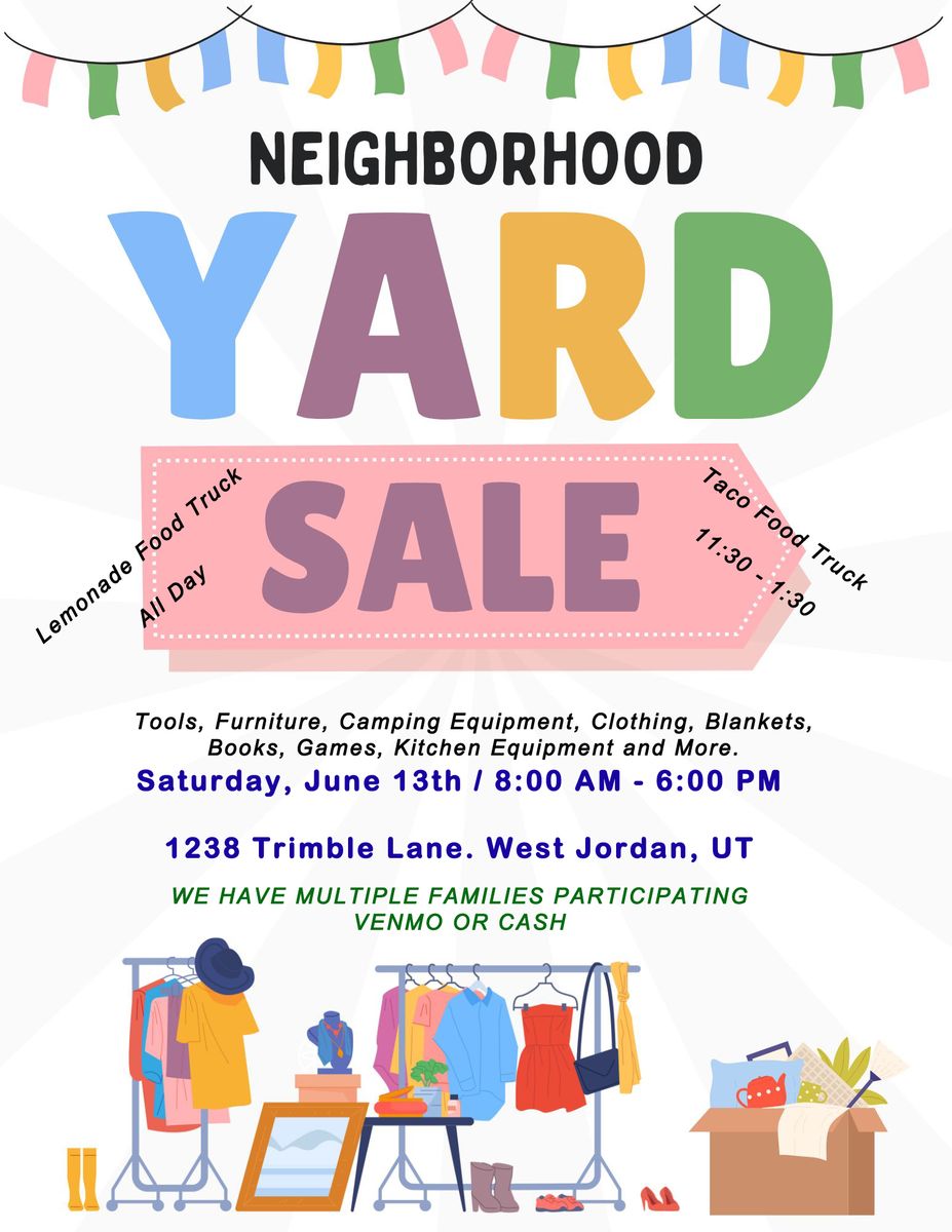 Multi-Family Yard Sale
