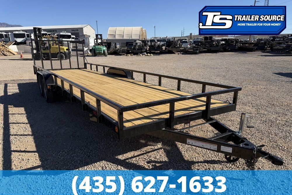 7'x28' Echo EA-28-15T Utility Trailer - 7K GVWR -