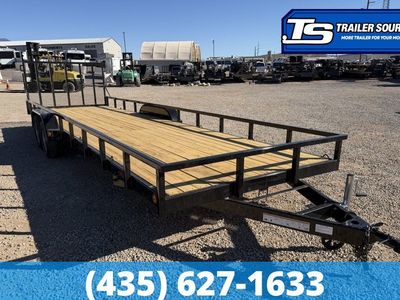 7'x28' Echo EA-28-15T Utility Trailer - 7K GVWR -
