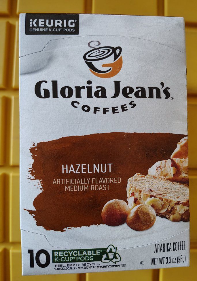 Gloria Jean's Coffees Hazelnut Medium Roast Keurig K-Cup Pods 10 Count x3