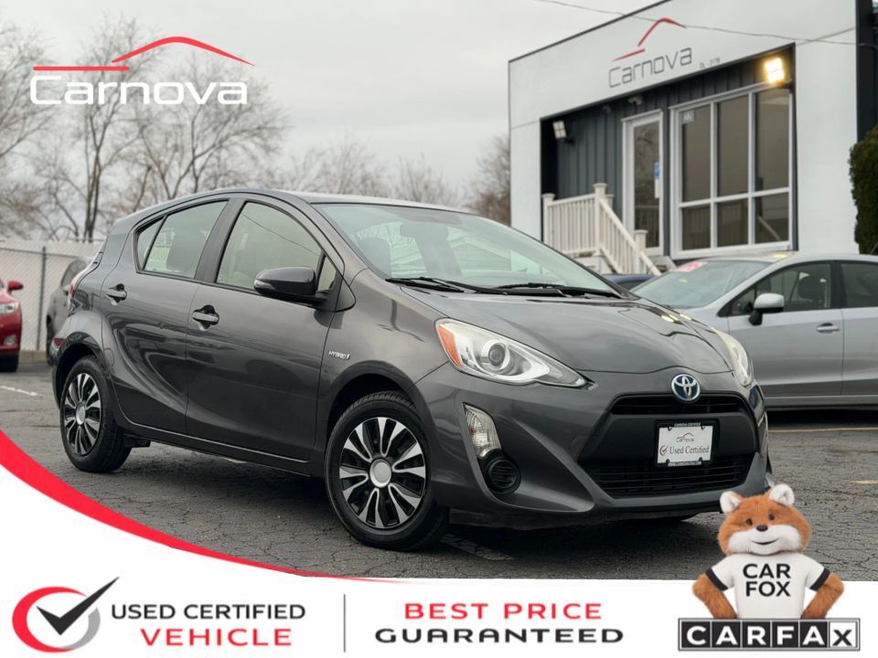 2015 TOYOTA PRIUS C One
